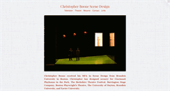 Desktop Screenshot of christopherboone.com